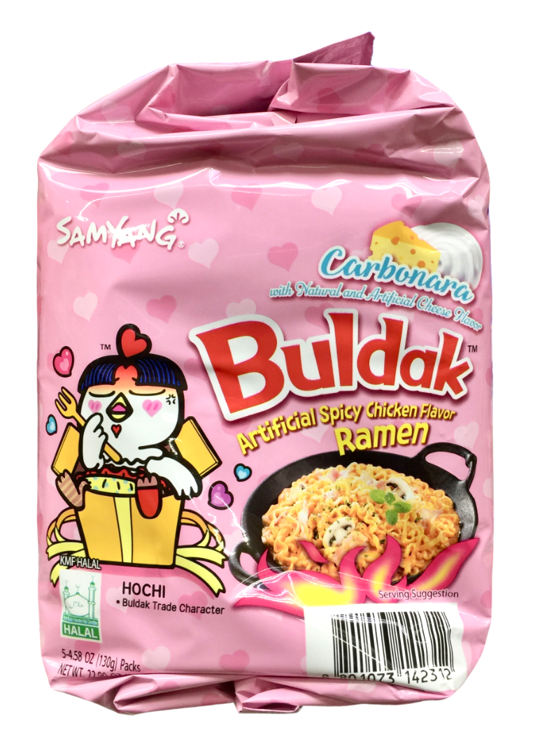 Buy Samyang Hot Chicken Flavor Ramen Buldak Carbonara Noodles, 650 g Online  at Best Prices