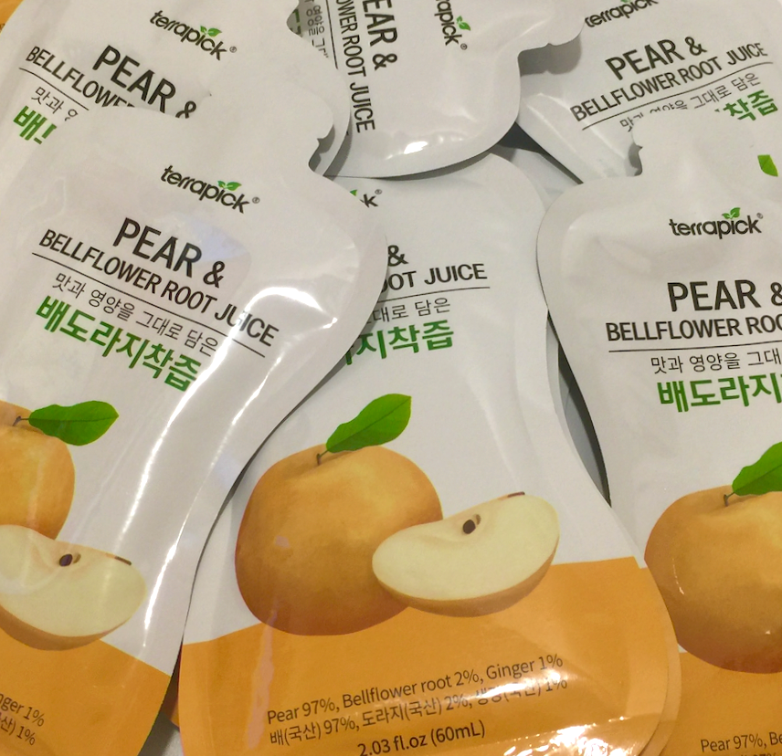 Korean pear & balloon flower root juice 60ml 30 pouches (1.8L)