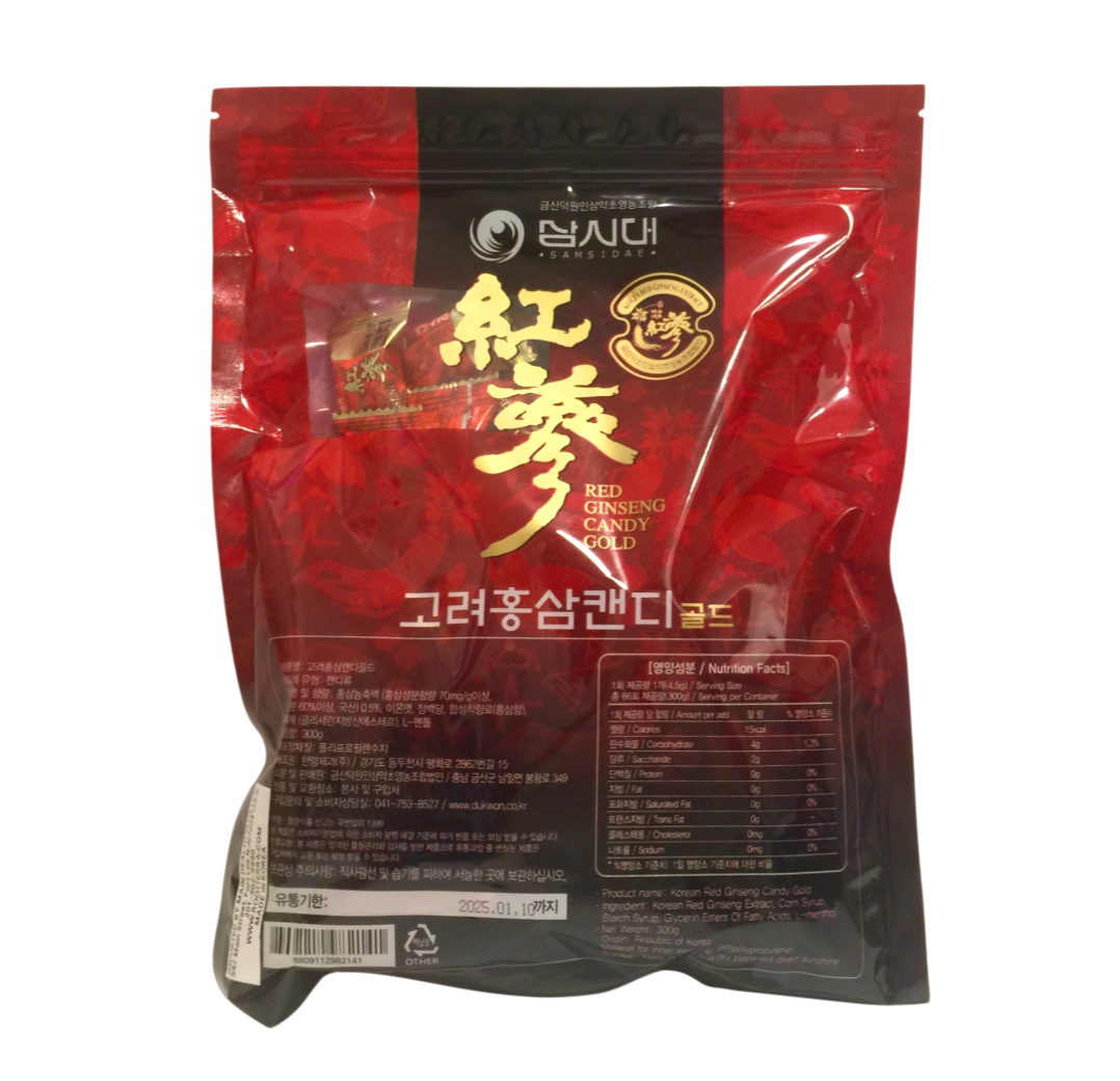Korean red ginseng concentrate 1500mg candy 10.5oz (300g)