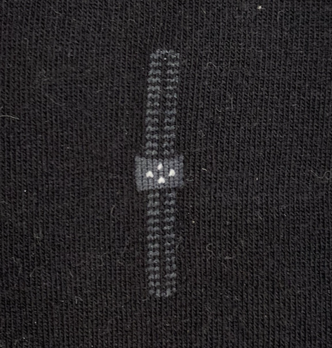 Cotton blend men's dress socks - Black (7 designs)