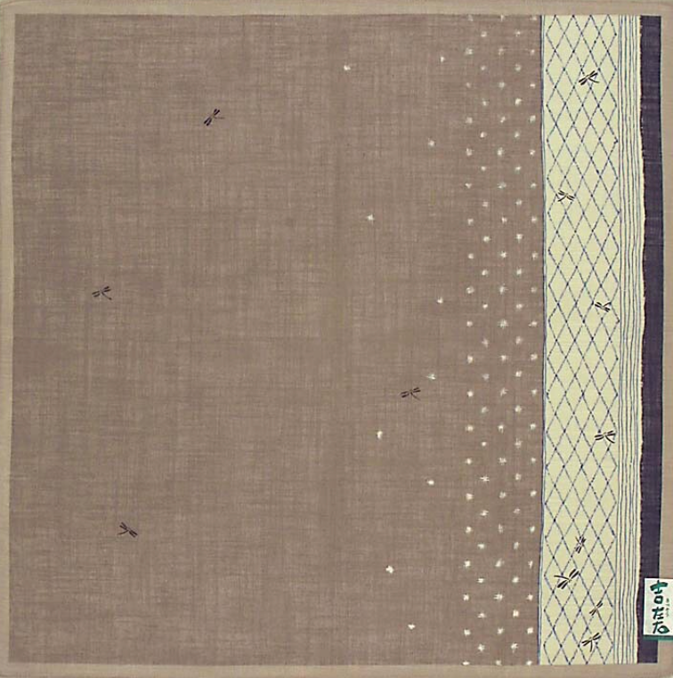 Japanese cotton handkerchief - Dragonflies (3 colors)