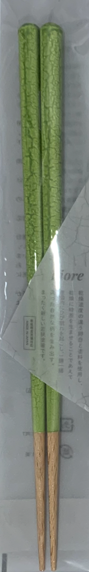 Wakasa lacquer dishwasher-safe chopsticks - flower series (5 colors)