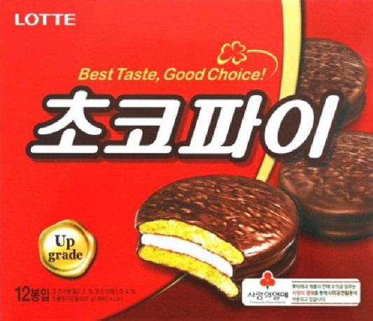 Lotte choco pie 12pcs 11.8oz (336g)