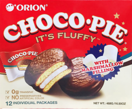 Orion choco pie 12pcs 16.5oz (468g)