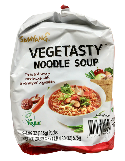 Samyang Vegetasty vegan ramen 4.06oz 5 packs (575g) 🌶