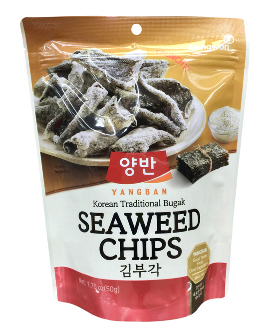 Dongwon gim bugak - all natural crispy laver chips 1.7oz (50g)