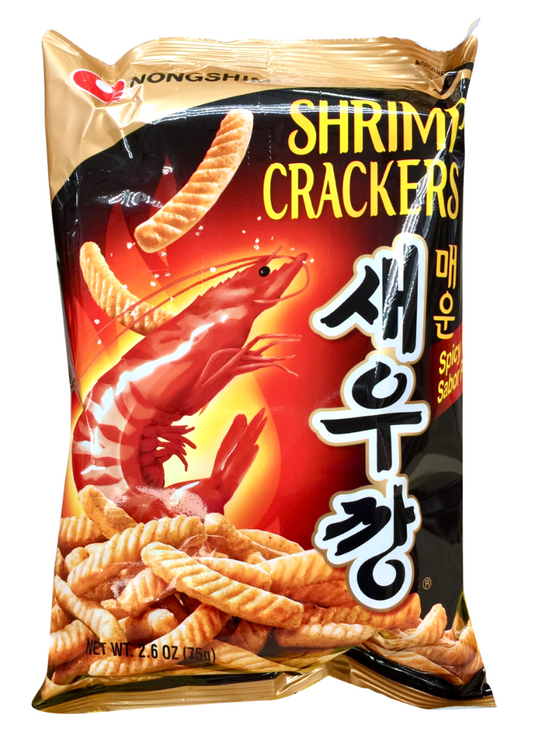 Nongshim spicy shrimp flavor cracker 2.64oz (75g) 🌶