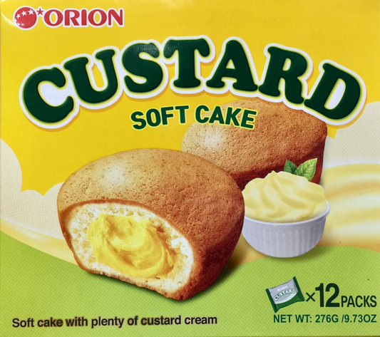 Orion custard cream cake 12 packs (276g)