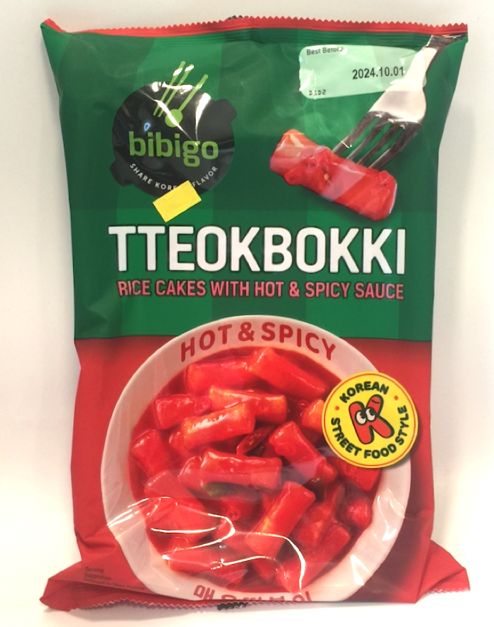 Bibigo topokki rice cake with hot & spicy sauce 12.7oz (360g) 🌶🌶