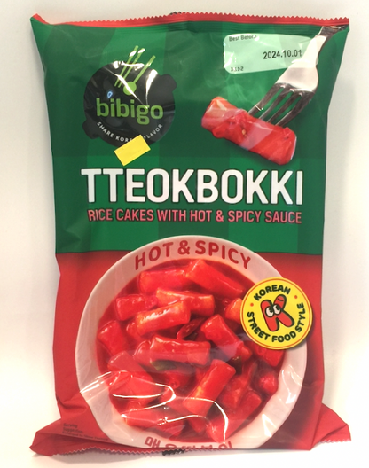 Bibigo topokki rice cake with hot & spicy sauce 12.7oz (360g) 🌶🌶