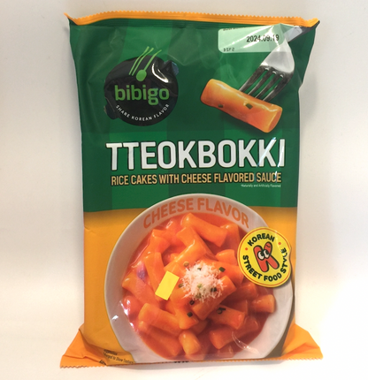 Bibigo topokki rice cake with cheesy & spicy sauce 12.7oz (360g) 🌶