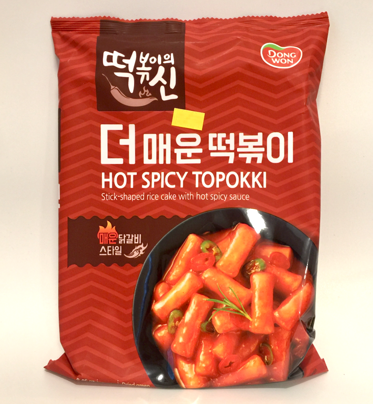 Dongwon topokki hot & spicy rice cake 8.4oz (240g) 🌶