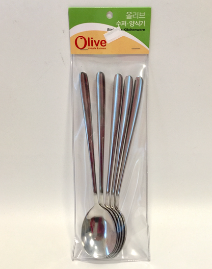 Stainless steel spoons 5pcs