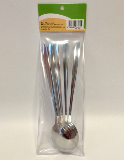 Stainless steel spoons 5pcs