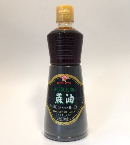 Kadoya pure sesame oil 22oz (654ml)