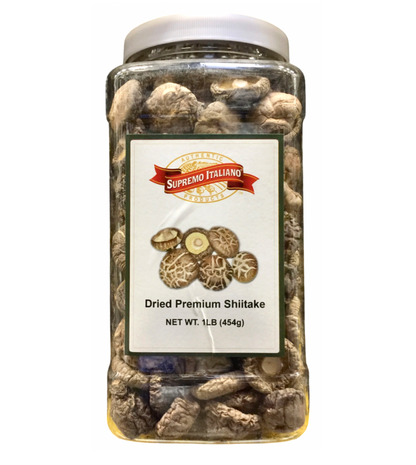 Supremo Italiano premium dried shiitake mushroom 16oz (454g)