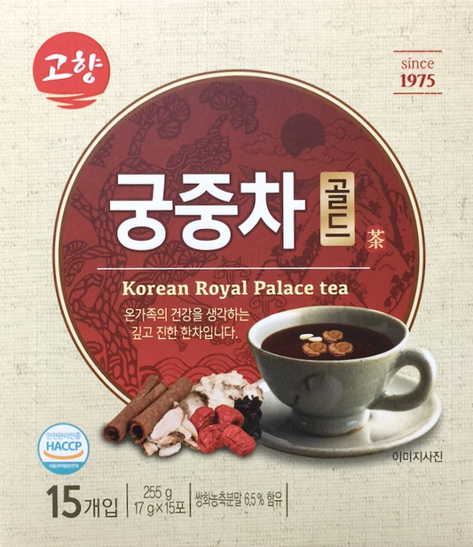 Korean royal palace tea 15 sachets (255g) *Since 1975*