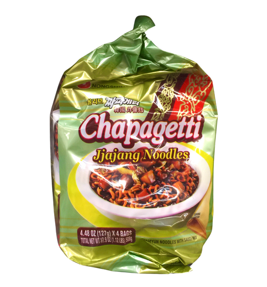 Nongshim Chapagetti jjajang ramen 4.4oz 4 packs (508g)