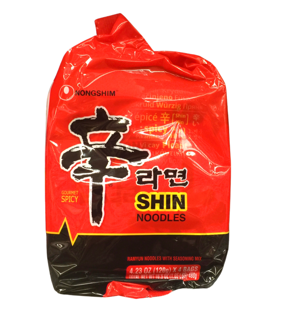 Nongshim Shin spicy beef ramyun 4.23oz 4 packs (480g) 🌶