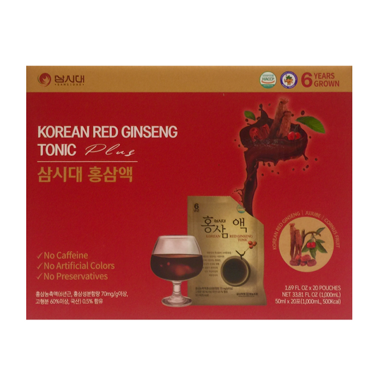 Korean red ginseng concentrate 0.5% tonic 50ml 20 packs gift box (1L)