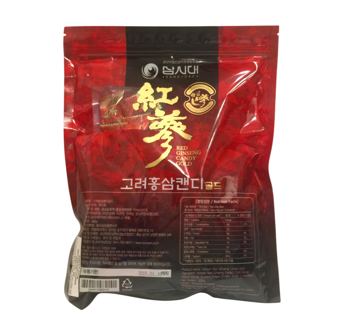 Korean red ginseng concentrate 0.5% candy 10.5oz (300g)