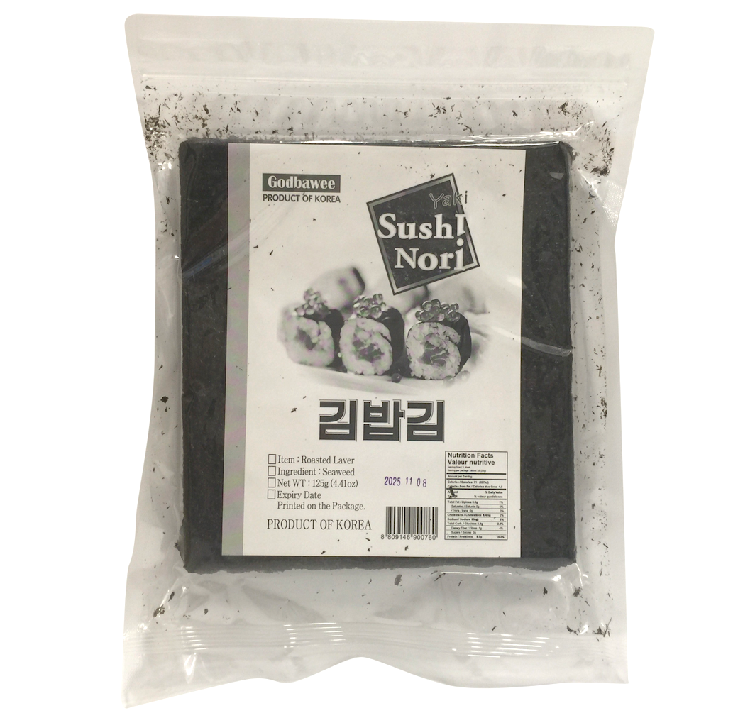 寿司海苔 - 烤海苔 50 片 4.4 盎司（125 克）