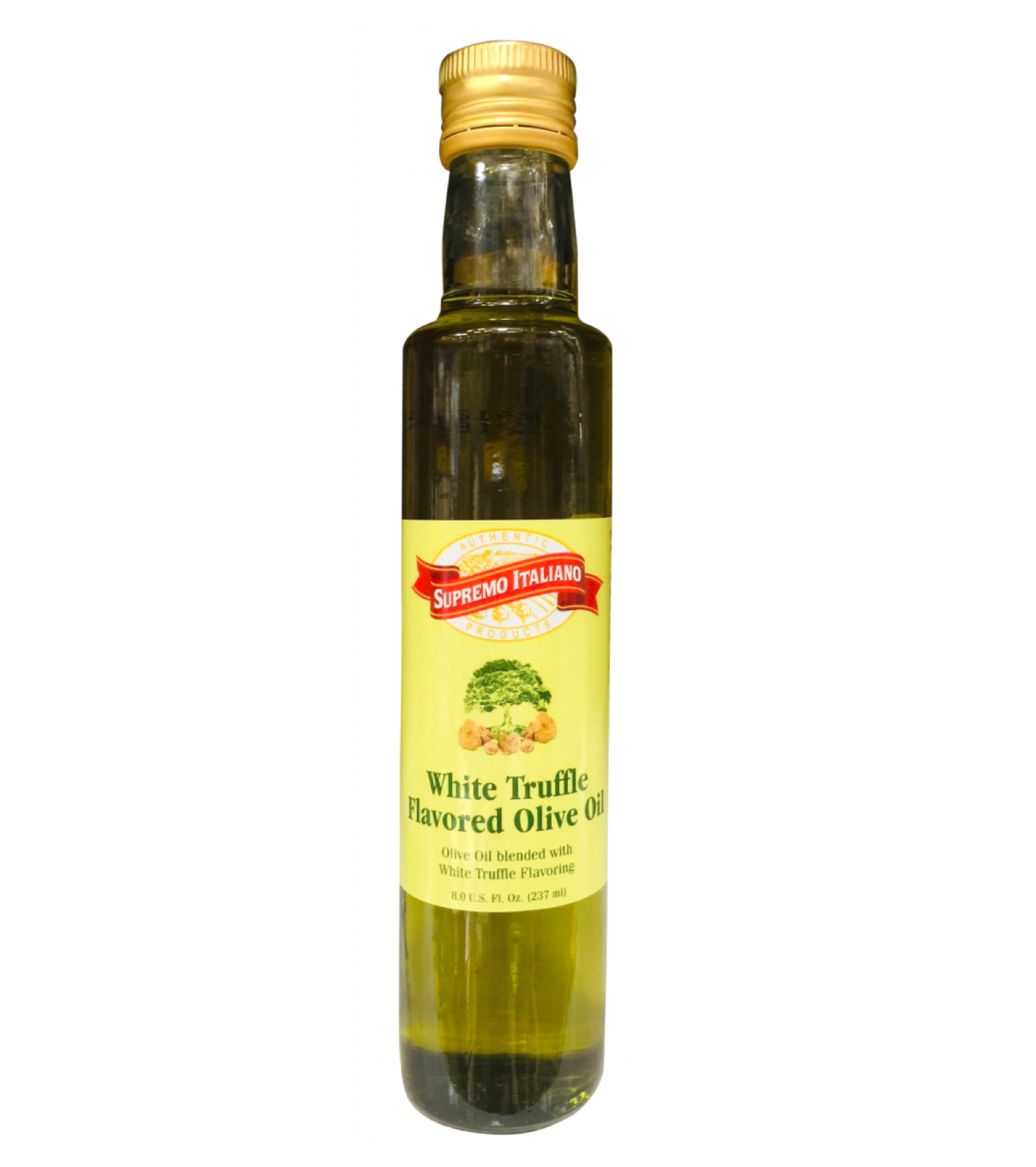 Supremo Italiano white truffle flavored oil 8fl.oz (237ml)