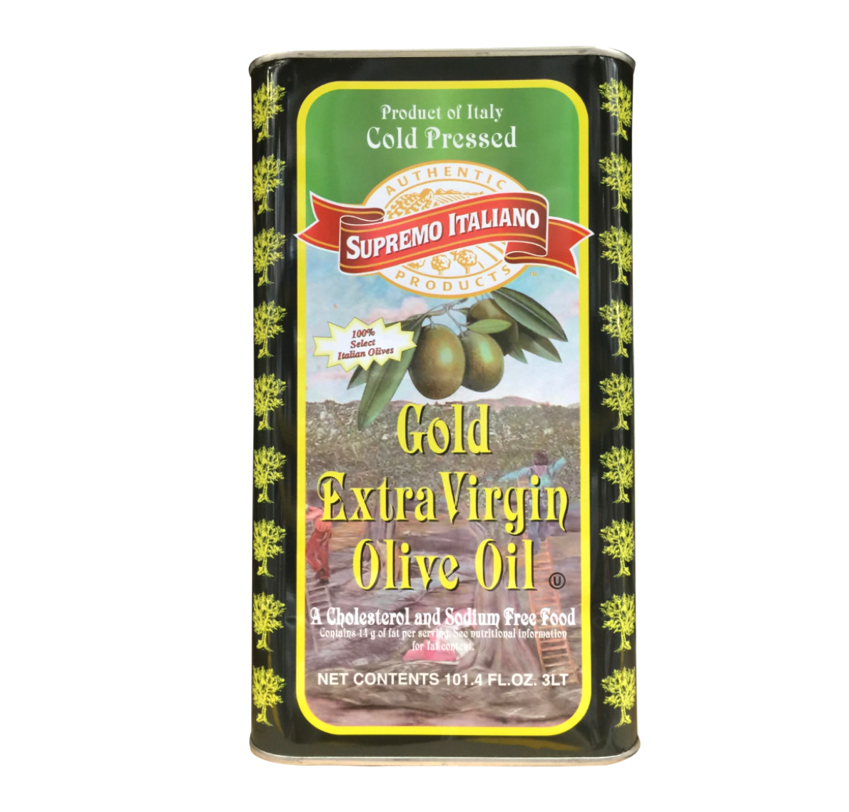Supremo Italiano gold extra virgin olive oil 101.4fl.oz (3L)