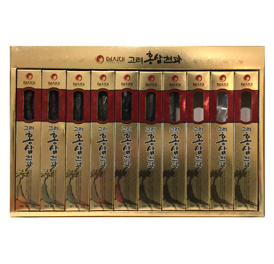 Sweetened Korean red ginseng 54% whole root 10 packs (300g)