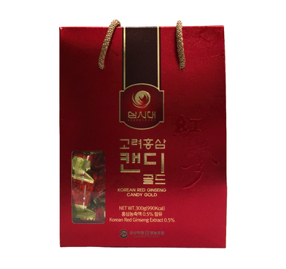 Korean red ginseng concentrate 0.5% candy gift bag 10.5oz (300g)