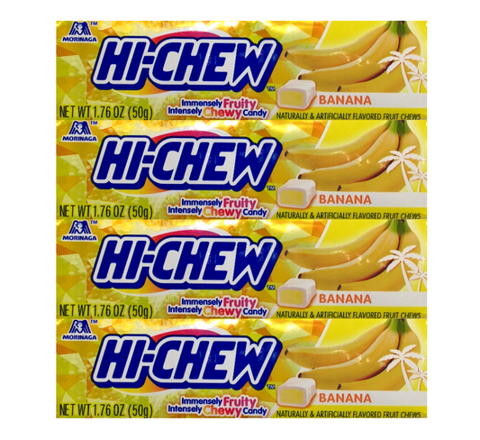 Hi-chew banana fruit chew 1.7oz 4 packs (200g)