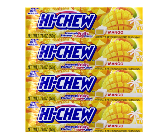 Hi-chew mango fruit chew 1.7oz 4 packs (200g)