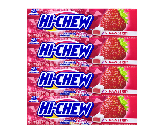 Hi-chew strawberry fruit chew 1.7oz 4 packs (200g)