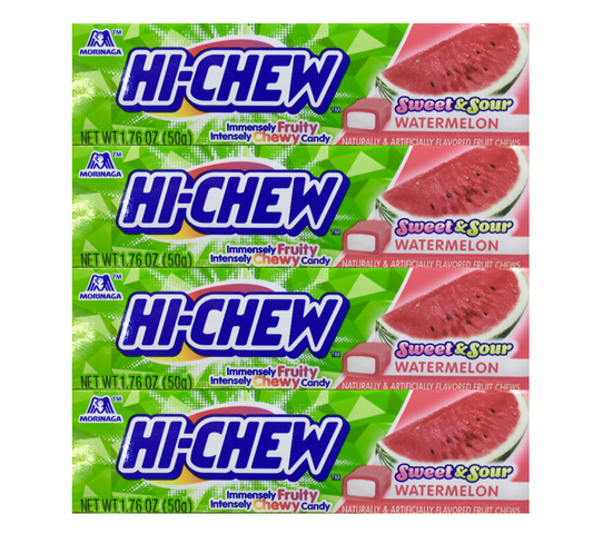 Hi-chew watermelon fruit chew 1.7oz 4 packs (200g)