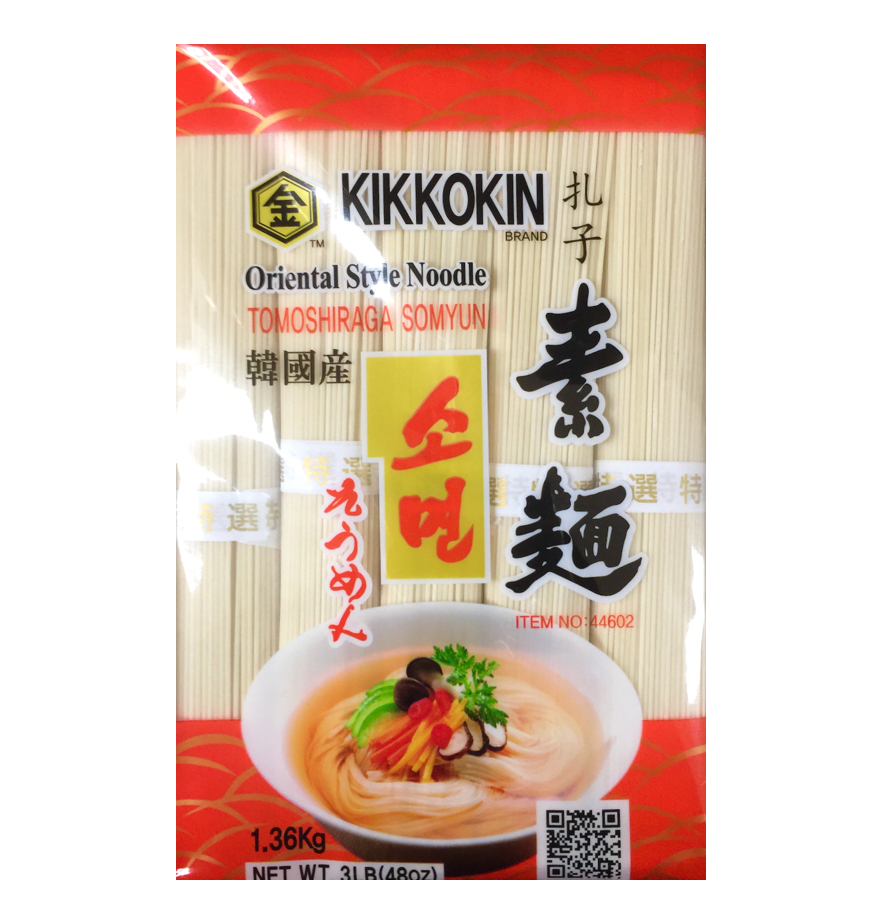 Kikkokin tomoshiraga 素面（细面条）48 盎司（1.36 公斤）