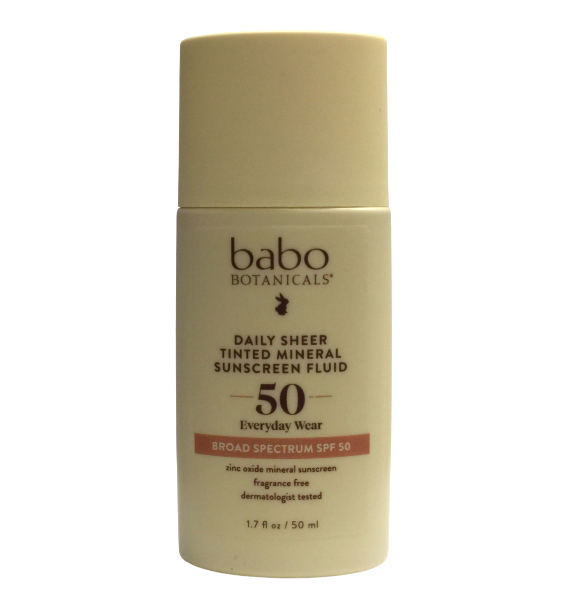 [EWG Verified®] Babo daily sheer tinted mineral sunscreen SPF 50 fluid 1.7oz (50ml)