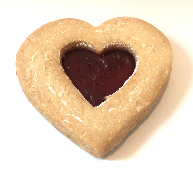 Big heart raspberry cookie 2.9oz (84g)