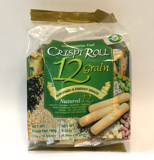 Crispi Roll 12 粒谷物零食棒 18 块 6.3 盎司（180 克）*延期交货*
