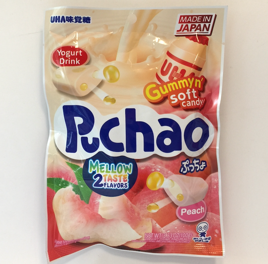 Puchao yogurt & peach soft candy 3.5oz (100g)