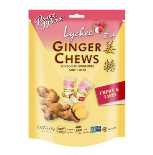 Prince of Peace lychee ginger chew 4oz (113g)