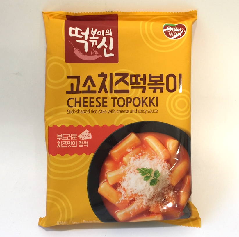 Dongwon topokki rice cake with cheesy & spicy sauce 8.4oz (240g) 🌶