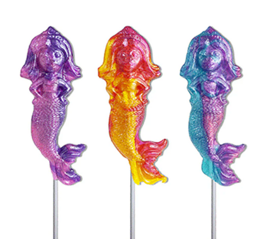 Melville glitter swirl mermaid lollipop 1oz 3 counts