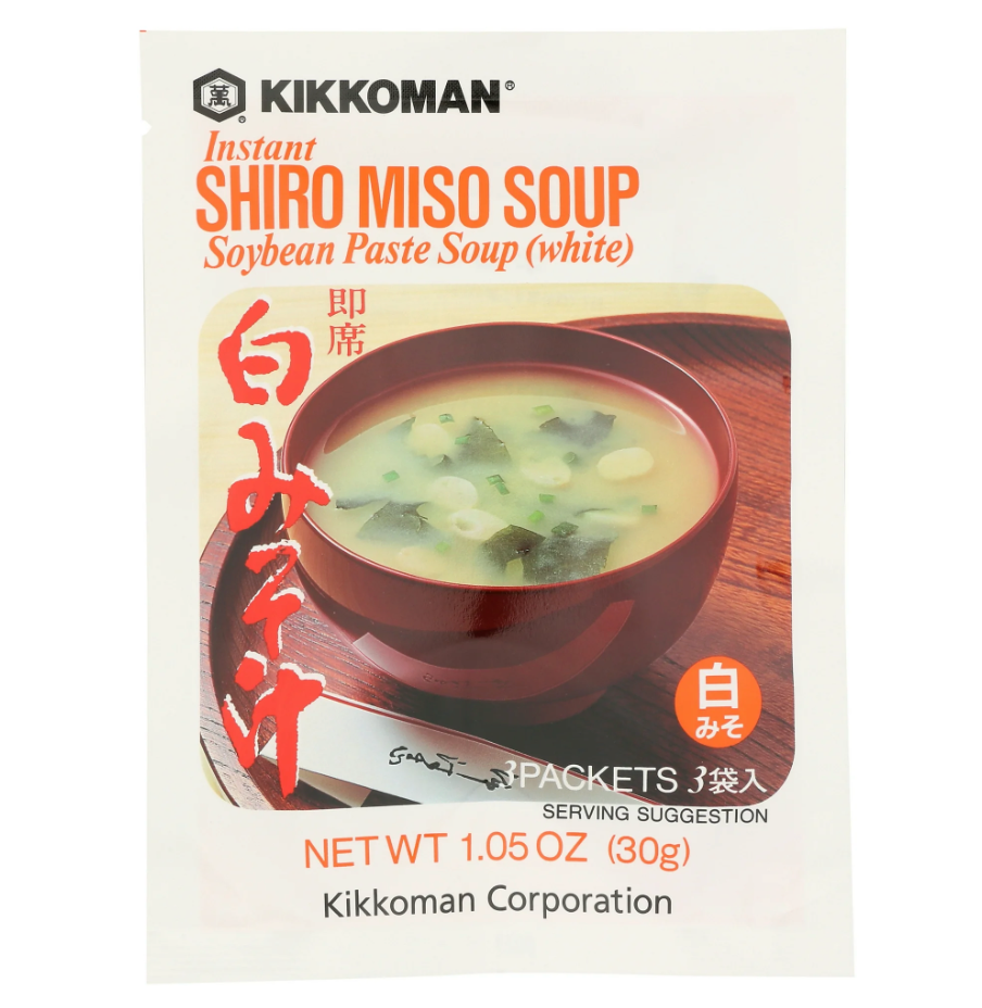 Kikkoman Instant shiro miso soup 3 packets (30g)