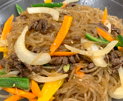 Japchae kit (sweet potato noodle and sauce) 16oz (454g)