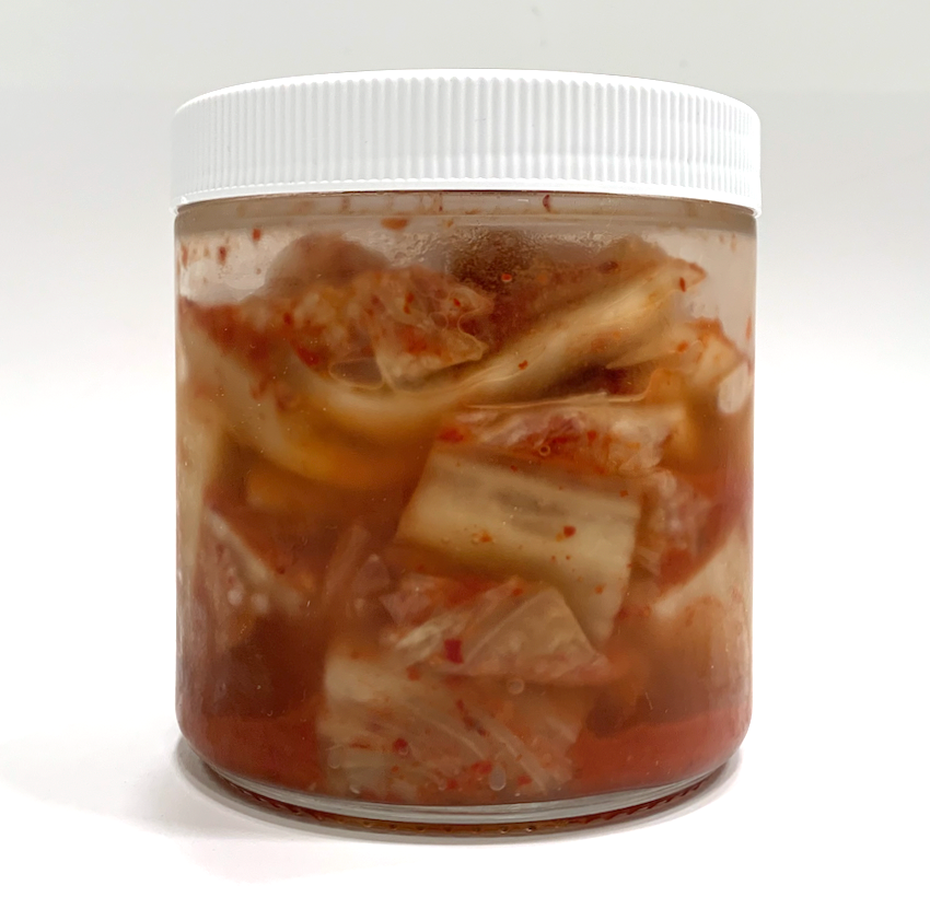 [Ref/Glass] Fuji apple Kimchi fresh slices 🌶