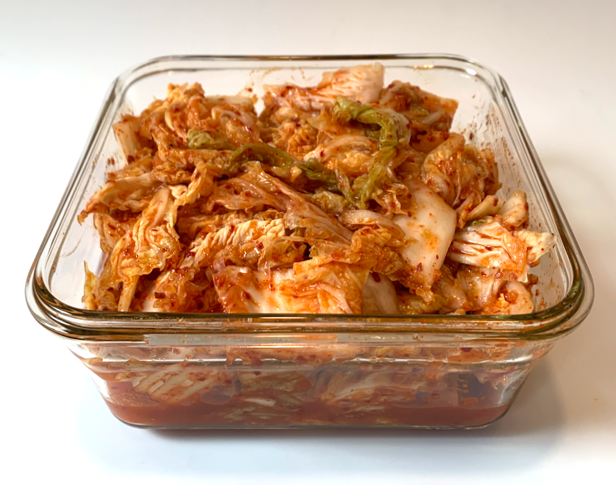 [Ref/Glass] Fuji apple Kimchi fresh slices 🌶