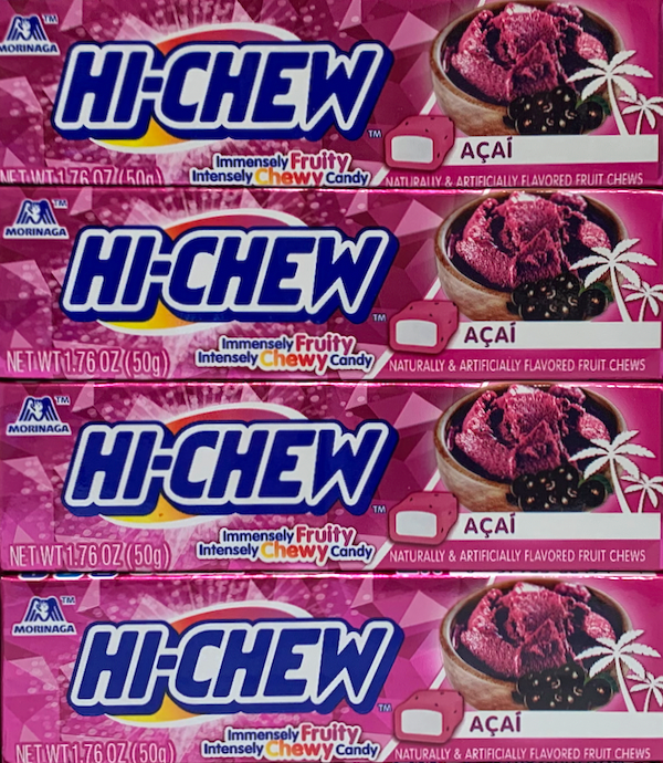 Hi-chew acai chew 1.7oz 4 packs (200g)