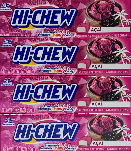 Hi-chew acai chew 1.7oz 4 packs (200g)