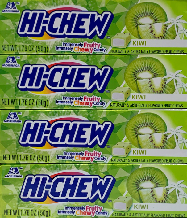 Hi-chew kiwi fruit chew 1.7oz 4 packs (200g)