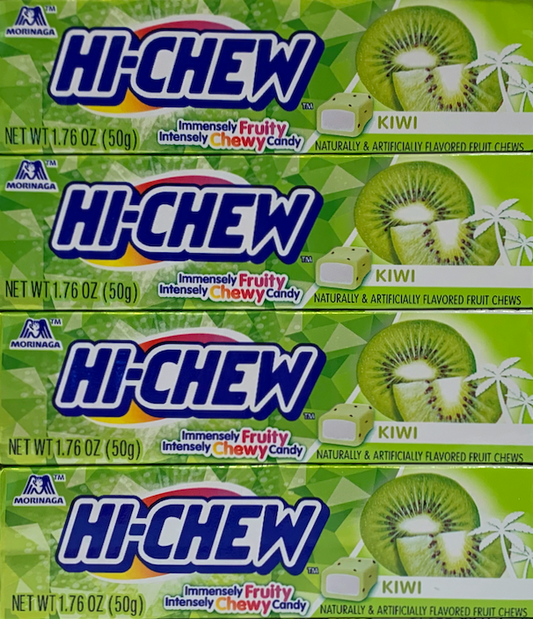 Hi-chew kiwi fruit chew 1.7oz 4 packs (200g)